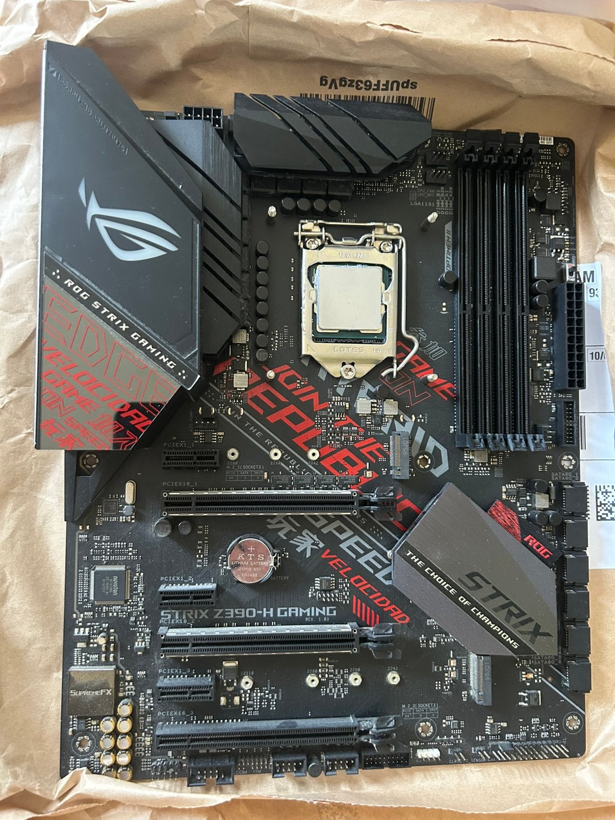 MOEDERBORD , CPU , WATERCOOLING , RAM, Computers en Software, Moederborden, Ophalen, Zo goed als nieuw, Intel, DDR4