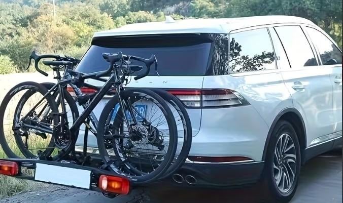 Set afsluitbare fiets afstandshouder auto camper fietsdrager, Caravanes & Camping, Caravanes & Camping Autre, Neuf, Enlèvement ou Envoi