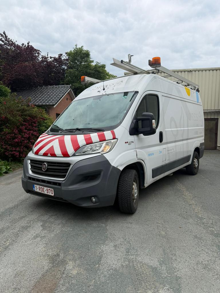 Fiat Ducato 2.3 130PK ***Euro 6, BTW***, Auto's, Bestelwagens en Lichte vracht, Euro 6, Wit, 5 deurs, Particulier