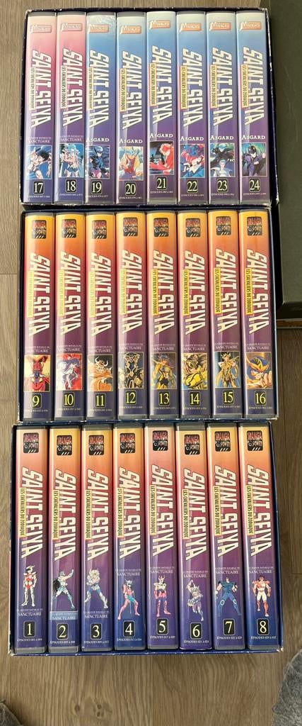 3 boxen saint Seiya chevalier du zodiaque, Ophalen