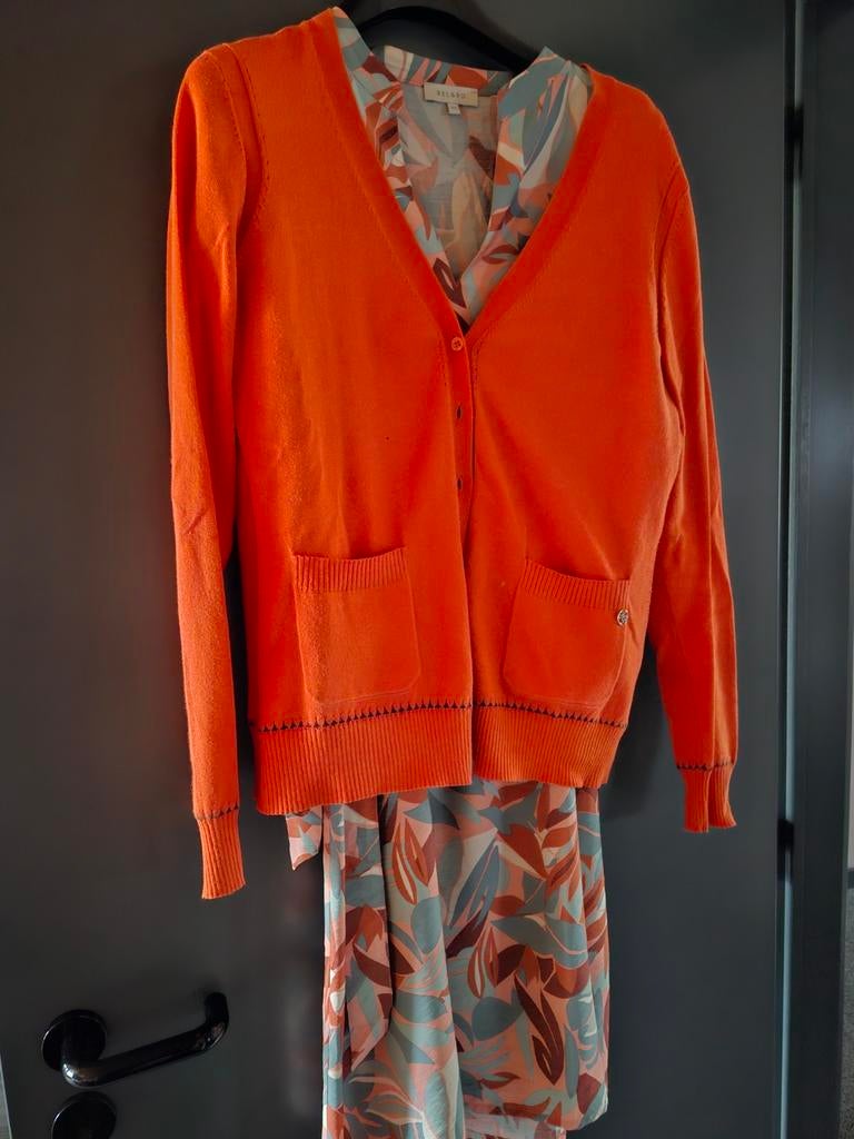 Oranje gilet van Hampton Bays,maat xl, Kleding | Dames, Ophalen of Verzenden, Maat 46/48 (XL) of groter, Oranje