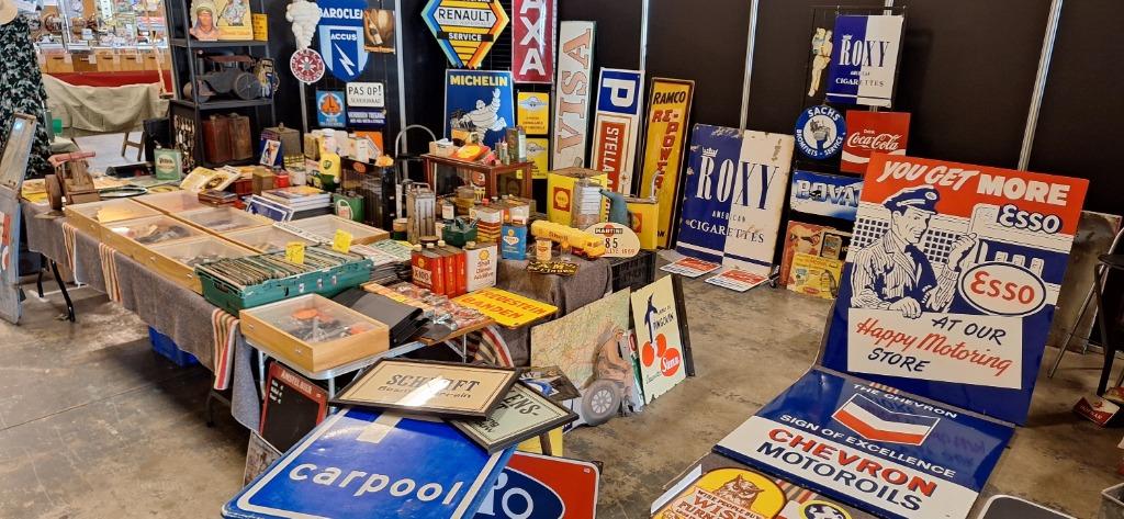 Huis vol vintage heeft heel veel oud, antiek, verzamel items, Enlèvement ou Envoi, Utilisé, Panneau publicitaire