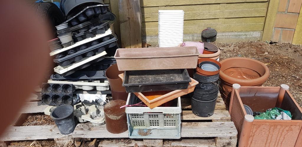 Bloem potten en bloem bakken, Enlèvement