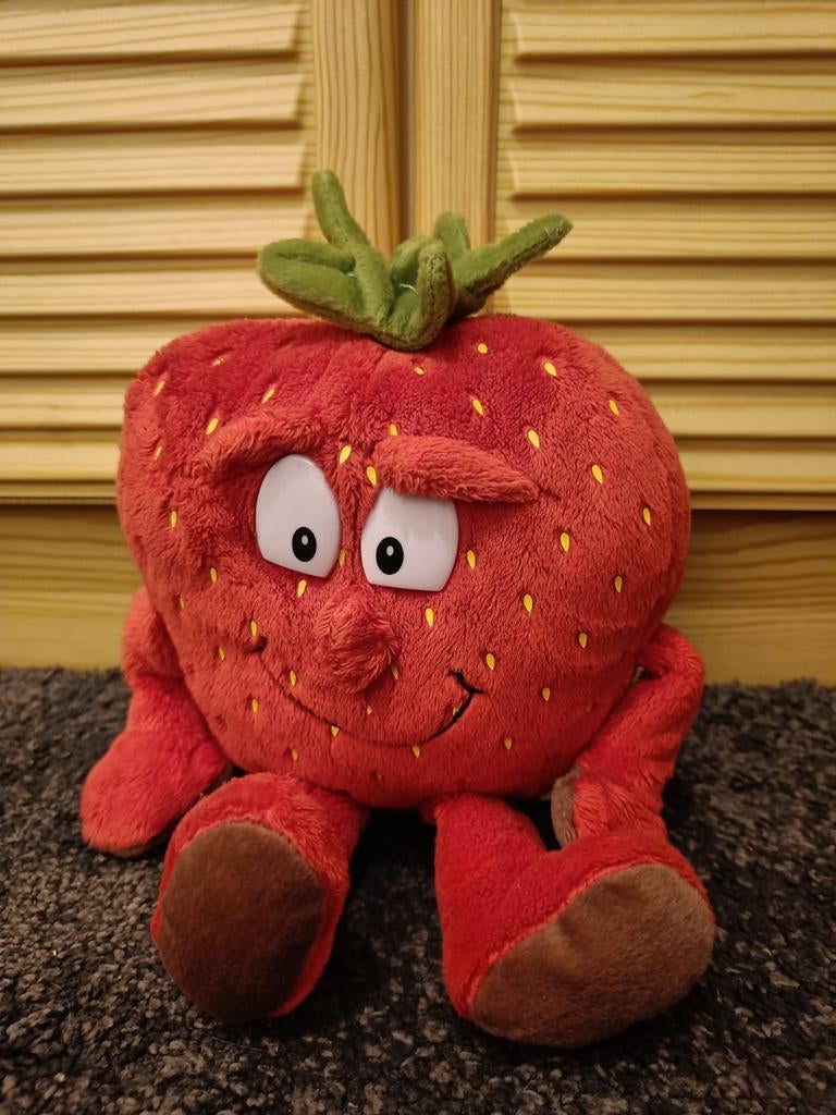 Aardbei knuffel, Ophalen of Verzenden, Zo goed als nieuw