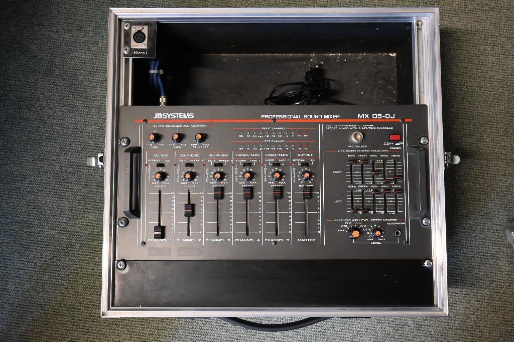 Sound mixer JB Systems MX 05-DJ, Musique & Instruments, Enlèvement ou Envoi, Utilisé, 5 à 10 canaux, Entrée micro