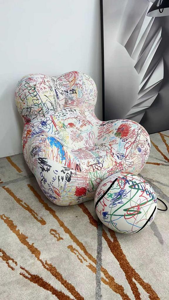 Fauteuil  GRAFFITI neuf à venir chercher au showroom, Enlèvement, Neuf, Une personne, Banc droit