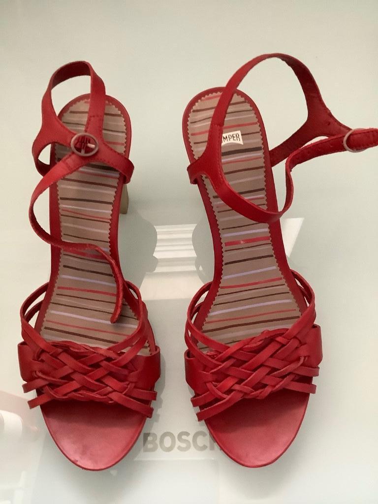 Rode sandalen Camper maat 39, Rouge, Enlèvement ou Envoi, Camper, Comme neuf