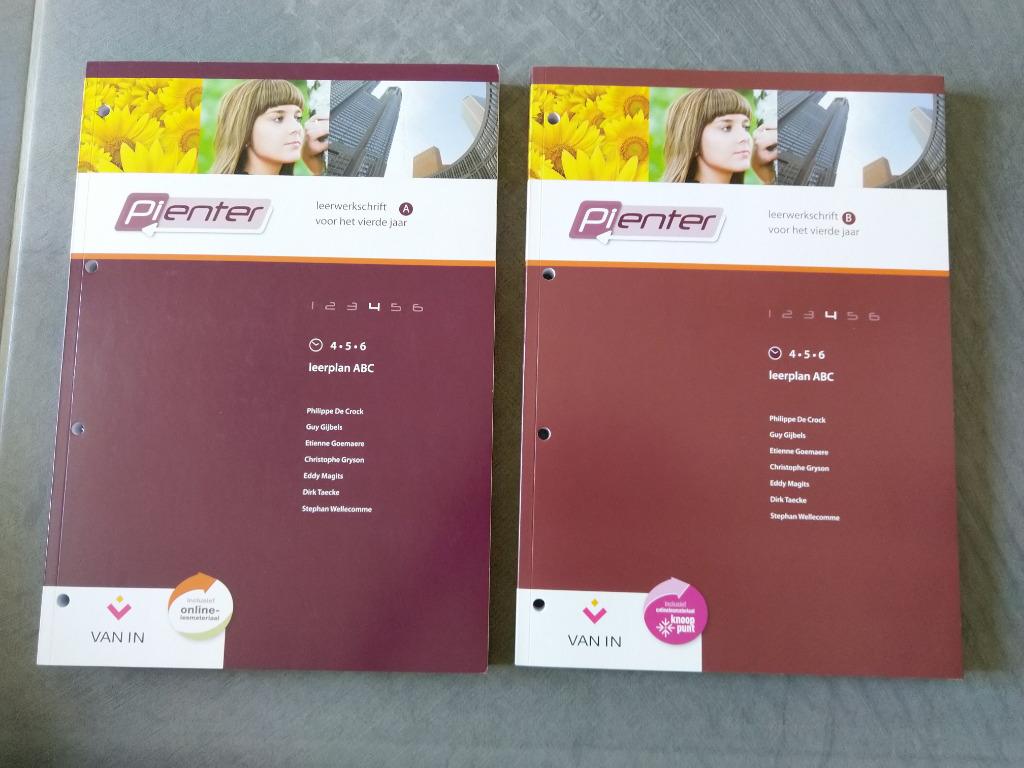 Wiskunde Pienter leerwerkschriften voor het 4de jaar tso, Boeken, Ophalen, Nieuw, Overige niveaus