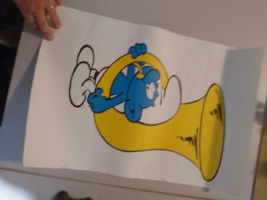 2 poster kriffy schtroumpf, Enlèvement ou Envoi, Utilisé