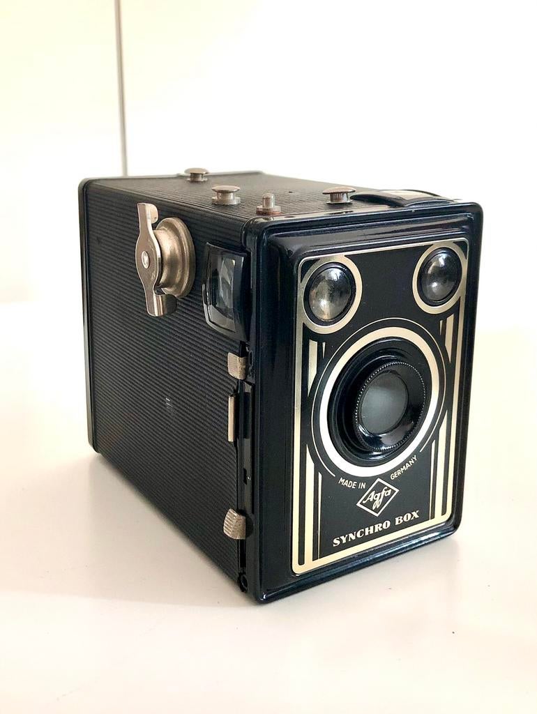 Agfa synchro box, Ophalen, Fototoestel