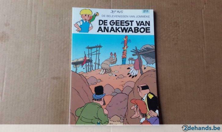 Jommeke.211.De geest van Anakwaboe, Boeken, Stripverhalen, Ophalen of Verzenden, Gelezen