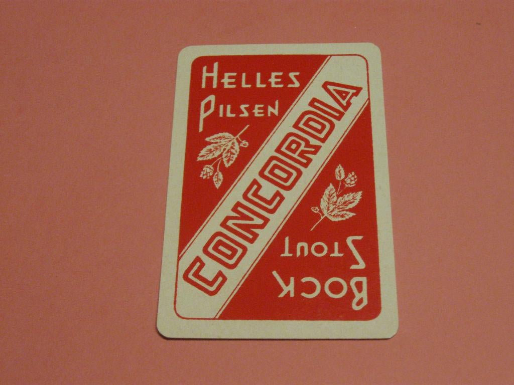 Oude speelkaart Belgisch bier (72), Enlèvement ou Envoi, Comme neuf, Carte(s) à jouer