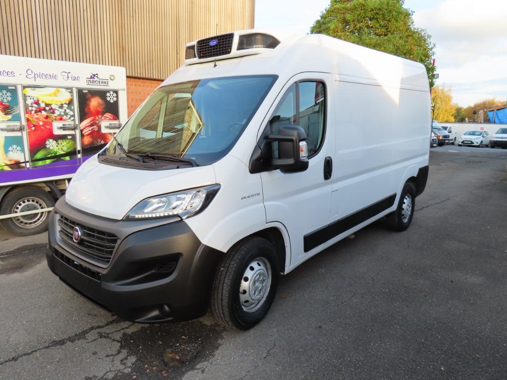 Fiat Ducato FRIGO 21500€ HTVA, Testrit aan huis, Stof, Euro 6, Wit