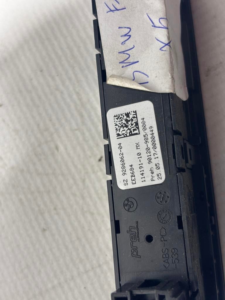 commande mode Sport/Confort BMW X5 F15 9286062, BMW, Enlèvement, Utilisé, BMW