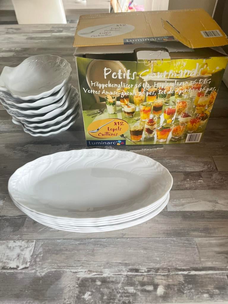 Aperitiefglaasjes en bordjes, Huis en Inrichting, Keuken | Servies, Ophalen of Verzenden, Nieuw