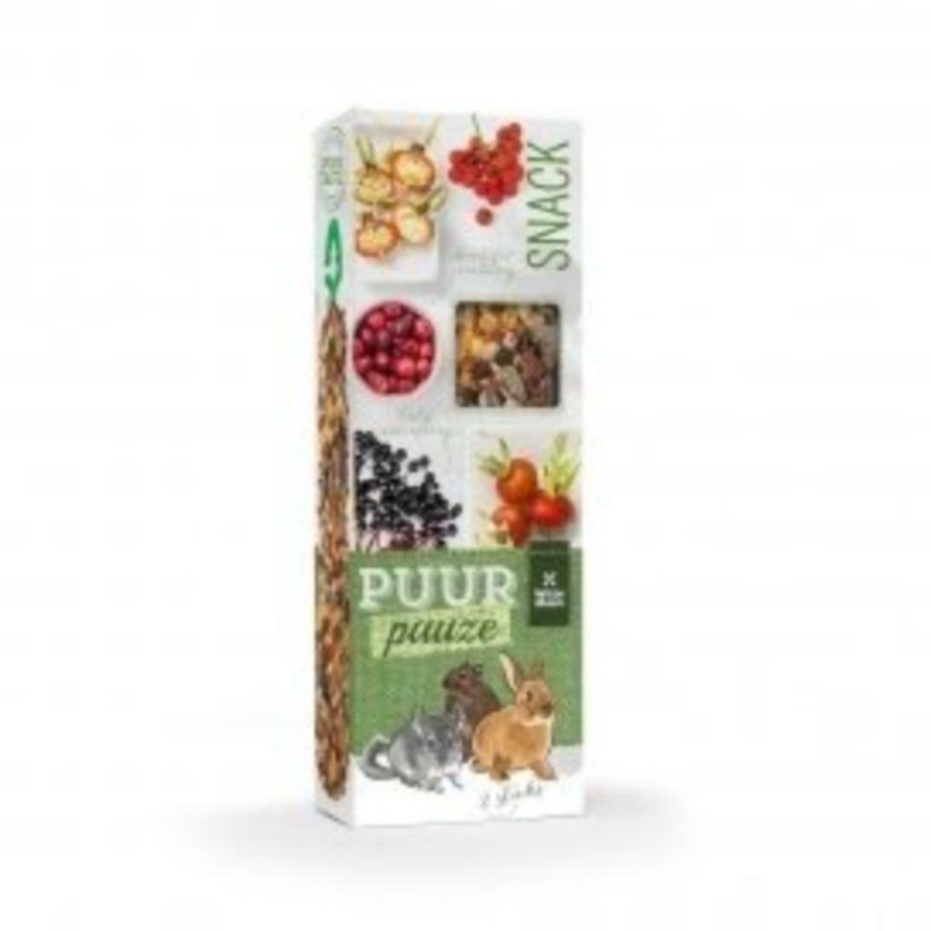 Puur pauze sticks veenbes & vlierbes, Dieren en Toebehoren, Dierenvoeding, Ophalen of Verzenden, Knaagdier of Konijn