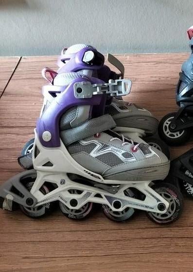 Inlineskates Oxelo maat 29 tot en met 32, Sport en Fitness, Skeelers, Ophalen, Verstelbaar, Zo goed als nieuw