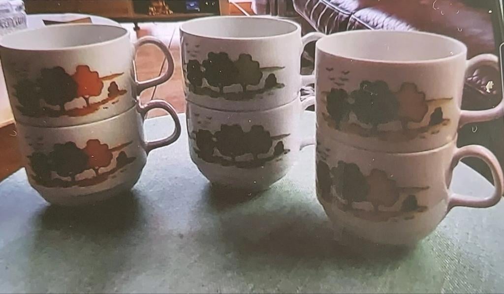 6 tasses à café bavaria, Enlèvement ou Envoi, Comme neuf