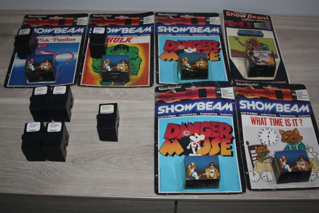 View-master showbeam cassettes ,Masters of the universe ,enz, Verzamelen, Ophalen of Verzenden, Gebruikt, Tv, Overige typen