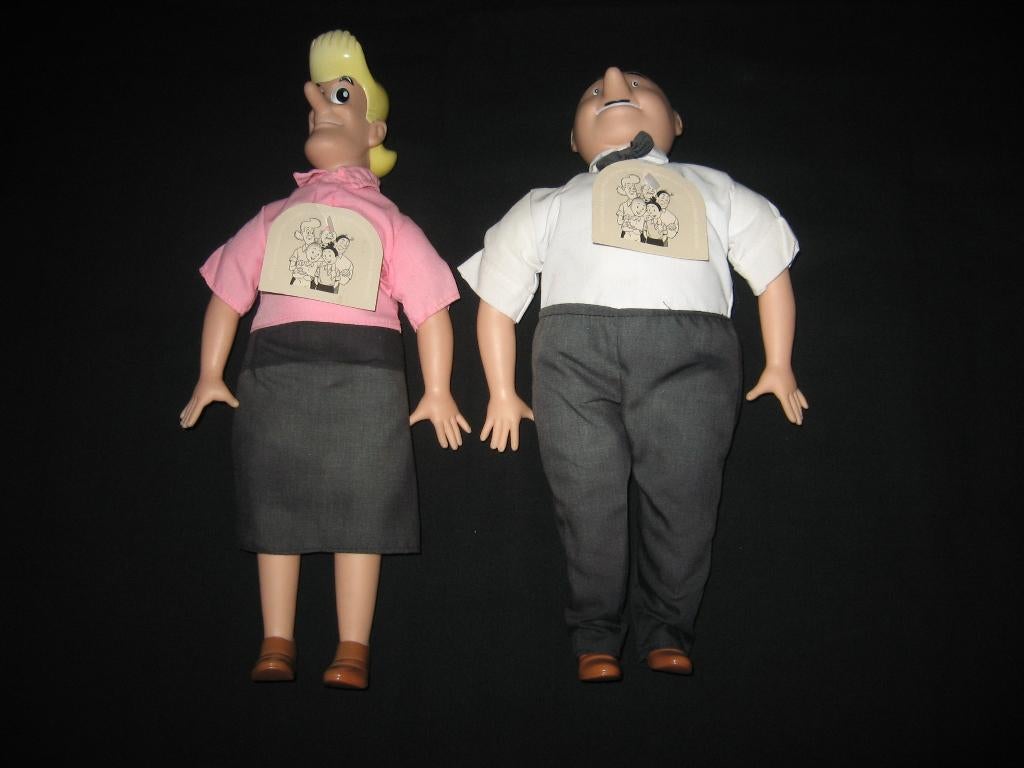Sidonia & Lambiek  pop ( Suske & Wiske) 1994, Ophalen of Verzenden