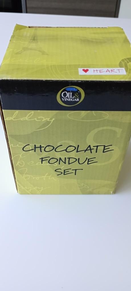 oil and vinegar chocoladefondue - nooit gebruikt, Huis en Inrichting, Ophalen of Verzenden, Nieuw