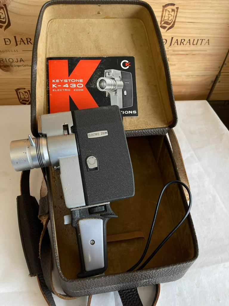 Caméra vidéo à zoom électrique Vintage Keystone K430 8 mm, Enlèvement, Utilisé, Autres types, Zoom