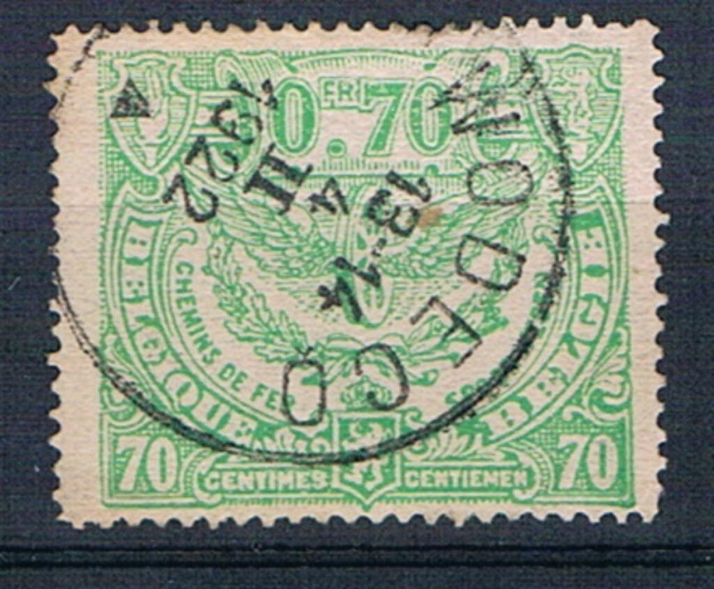 TR 68 met stempel Wodecq 4 II 1922, Met stempel, Ophalen of Verzenden, Gestempeld, Gestempeld