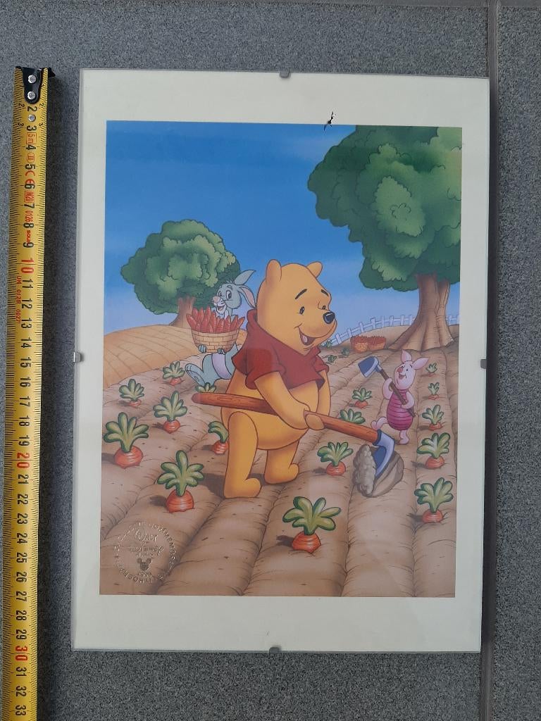 Lithographie de Winny l'ourson, Enlèvement ou Envoi, Autres personnages, Comme neuf, Image ou Affiche