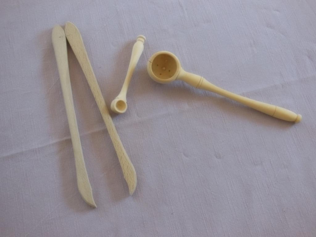 * 3 houten "lepels", Ophalen of Verzenden