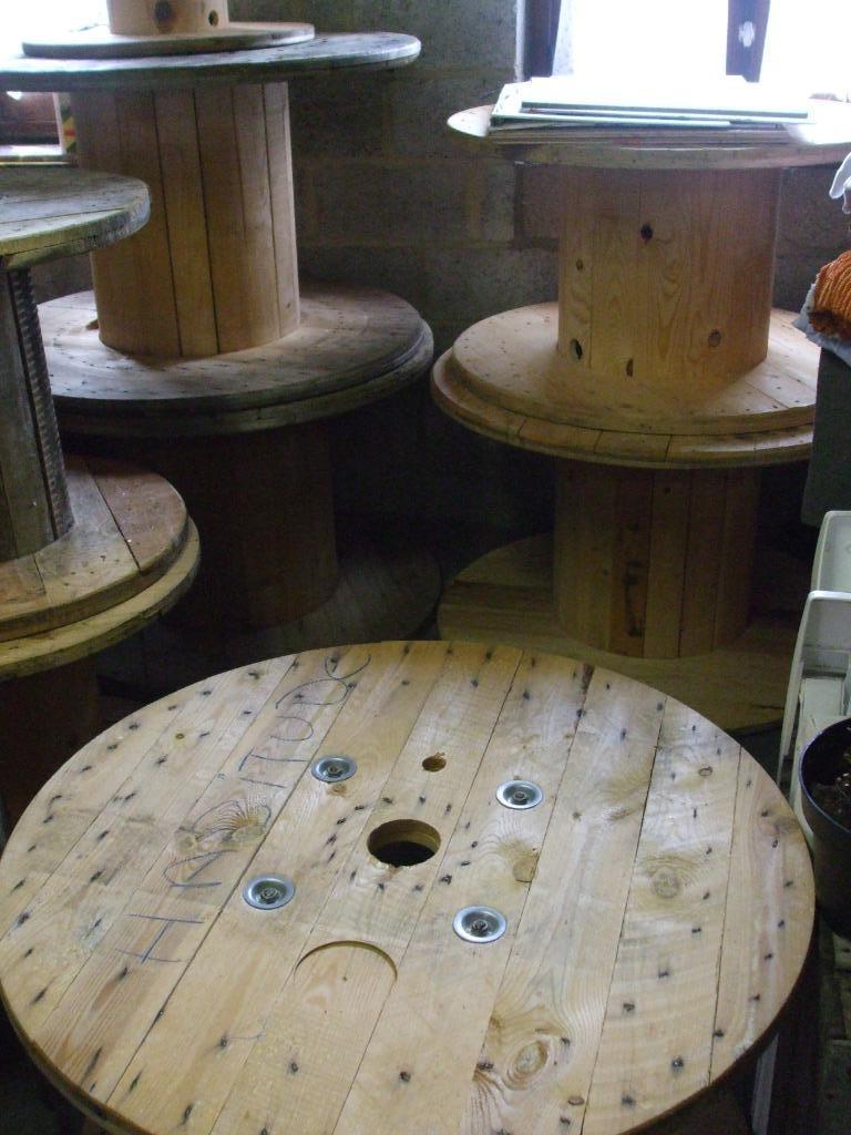 Bobines de câbles électriques, Enlèvement