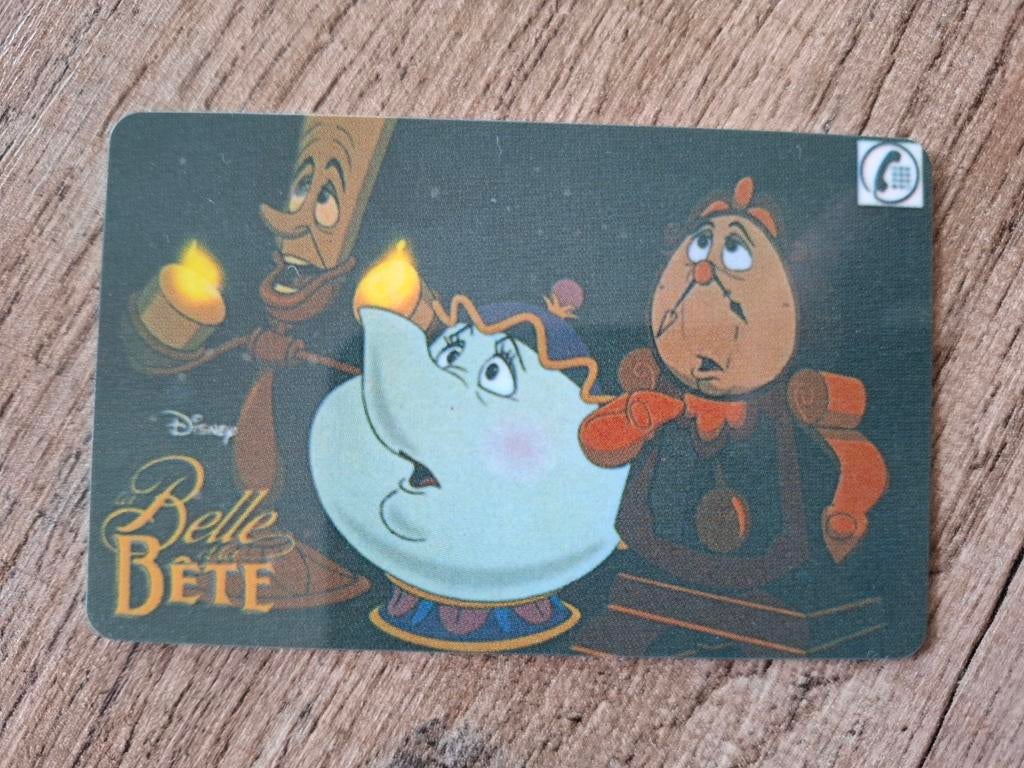 5 telefoonkaarten Disney Beauty and the Beast, Verzamelen, Telefoonkaarten, Verzenden