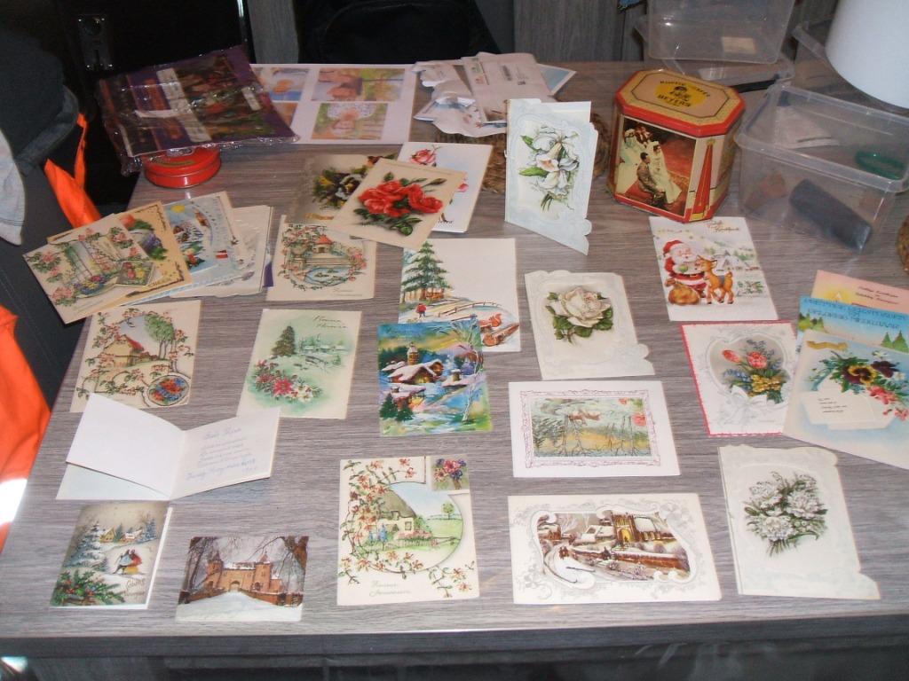 oude kerstkaarten, Verzamelen, Ophalen