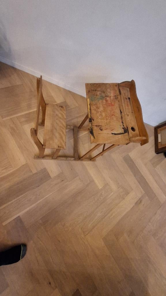 houten lessenaar, Ophalen, Gebruikt