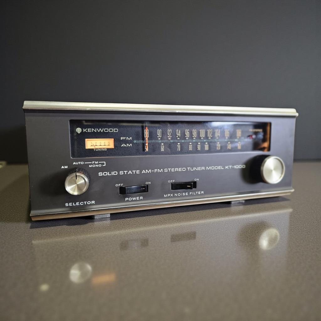 Vintage radio / tuner Kenwood KT 1000, Audio, Tv en Foto, Radio's, Ophalen of Verzenden, Radio