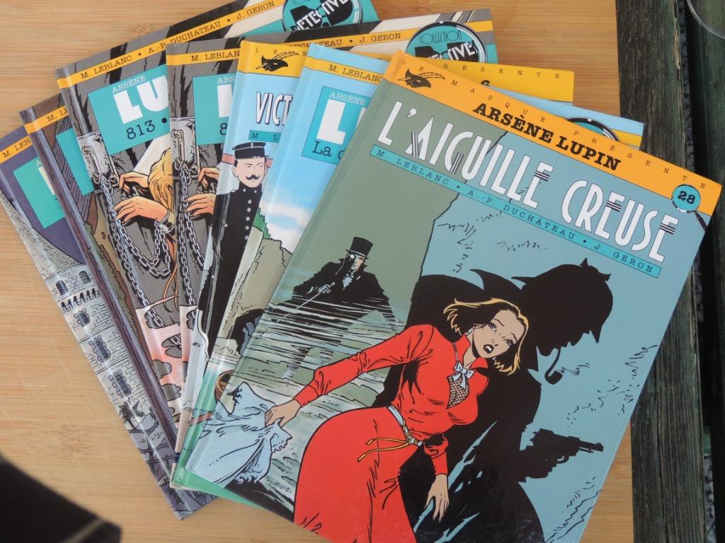 7 BD EO ARSENE LUPIN STRIPDETECTIVECOLLECTIE/BESCHRIJVING, LEBLANC /DUCHATEAU/ DREZE, Complete serie of reeks, Ophalen of Verzenden