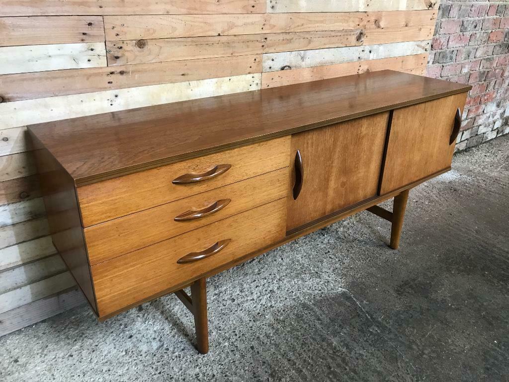 WAS €1900 NU €1500  jaren 60 Retro teak design dressoir, Gebruikt, Verzenden, 150 tot 200 cm, Teakhout