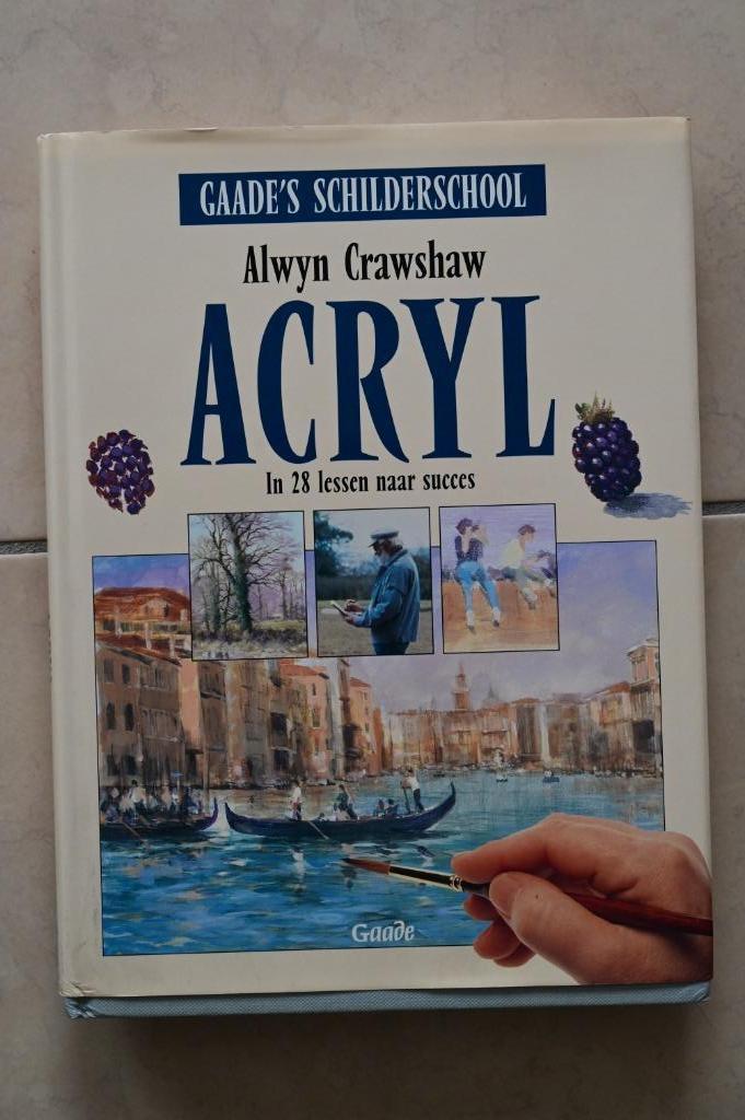 Acryl in 28 lessen naar succes, Livres, Loisirs & Temps libre, Enlèvement ou Envoi, Alwyn Crawshaw, Utilisé, Dessin et Peinture