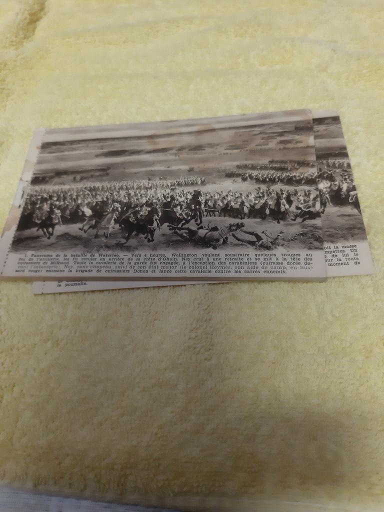 SLAG OM WATERLOO OUDE POSTKAARTEN, Verzamelen, Ophalen of Verzenden