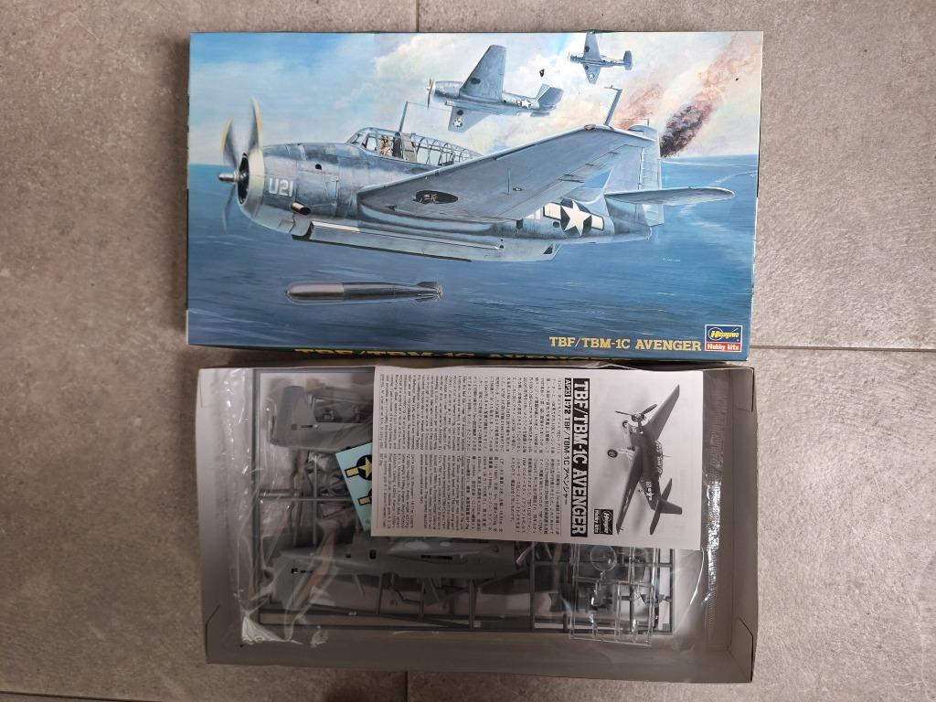 Hasegawa TBF/TBM-1C Avenger, Hobby & Loisirs créatifs, Modélisme | Avions & Hélicoptères, Enlèvement, Hasegawa
