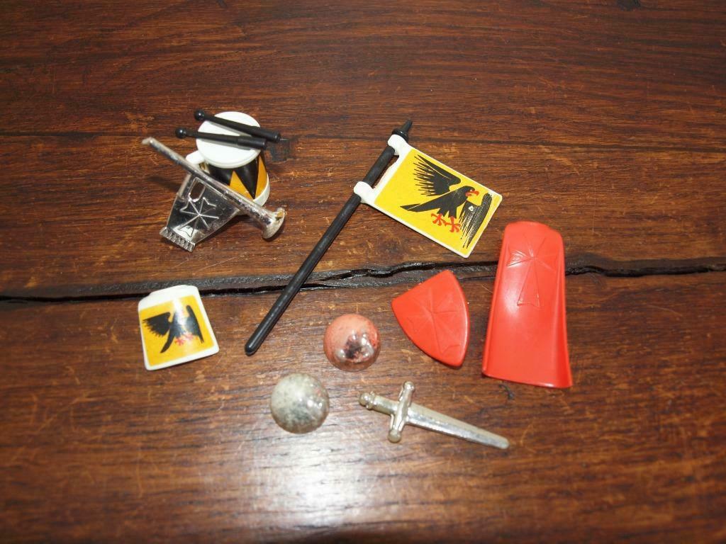 Accessoires chevaliers Playmobil 3172x (rareté années 1970), Enlèvement ou Envoi, Utilisé