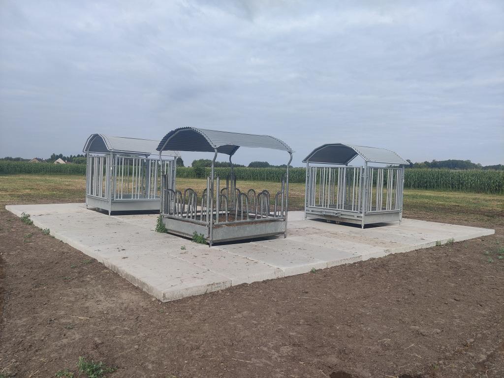 Verharding betonplaten stelcon voor de winter., Dieren en Toebehoren, Weidegang, 4 paarden of pony's of meer