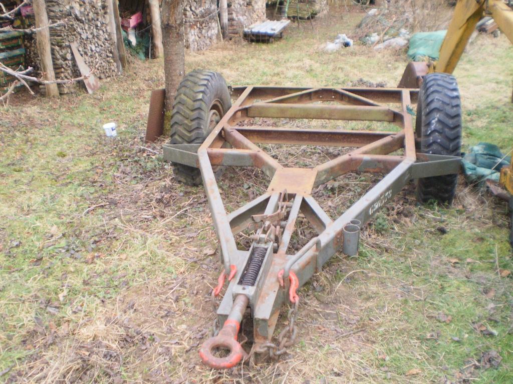 remorque de char de l armee, Auto diversen, Aanhangers en Bagagewagens, Gebruikt, Ophalen of Verzenden