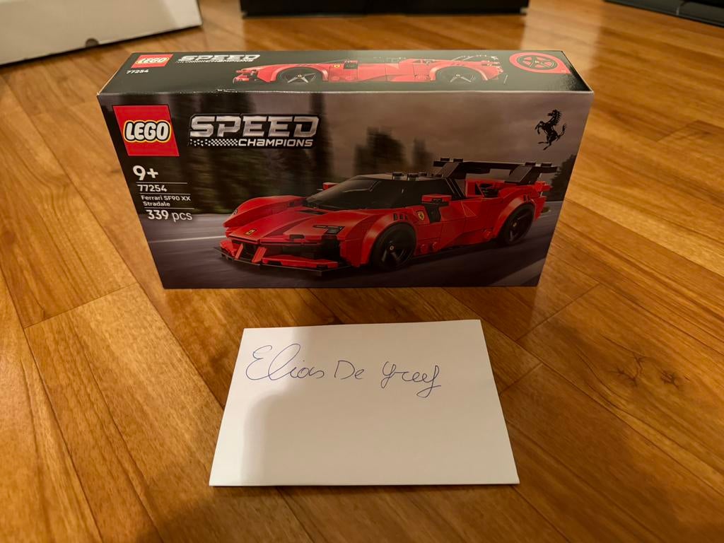Lego speed champion sf90xx stradale, Hobby en Vrije tijd, Ophalen of Verzenden, Zo goed als nieuw