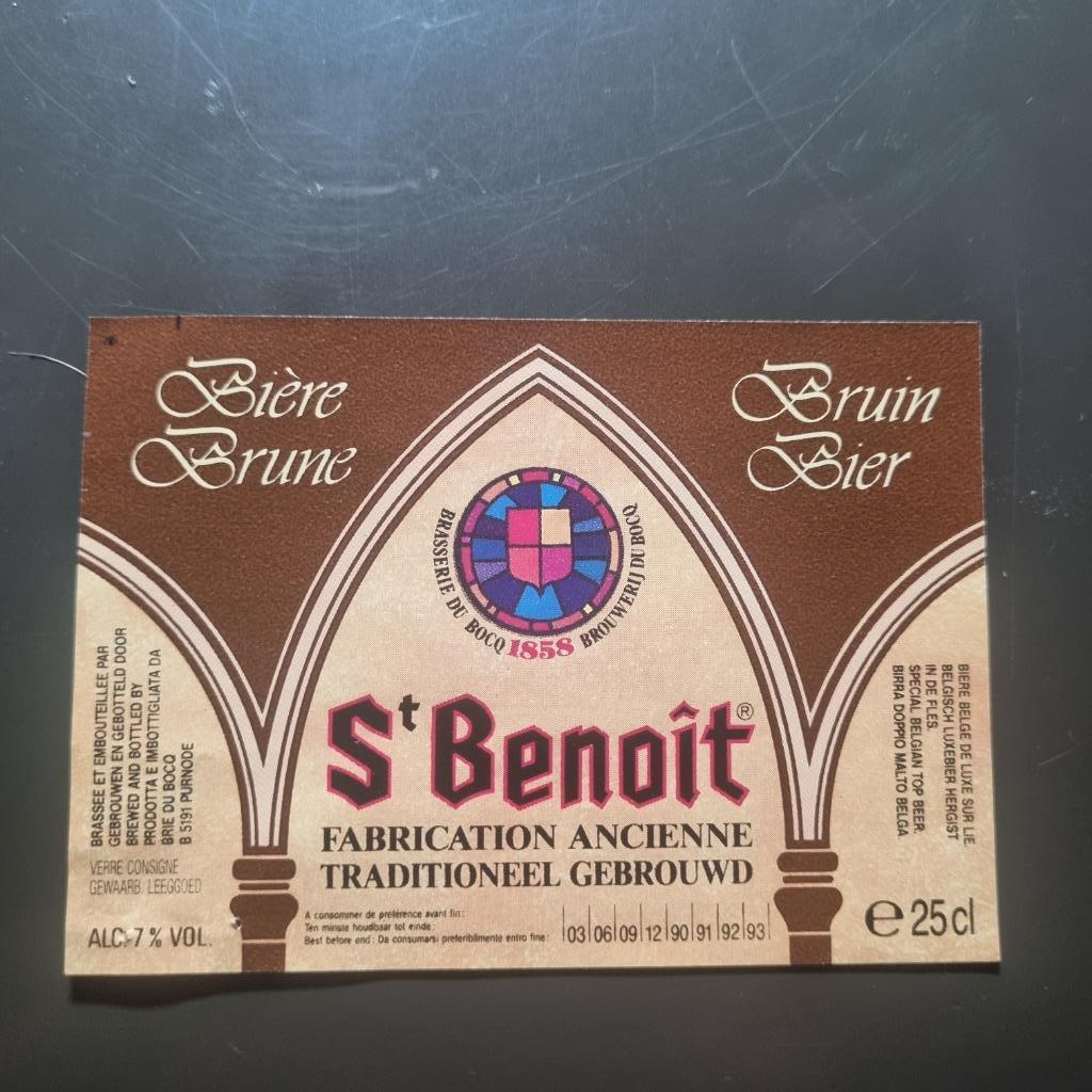 Etiquette Brasserie du Bocq (modèle 3), Enlèvement ou Envoi, Utilisé, Autres types, Autres marques