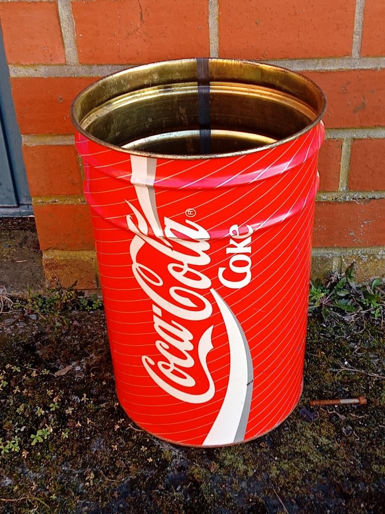 Ancien Poubelle coca cola, Collections, Enlèvement ou Envoi, Utilisé, Autres types