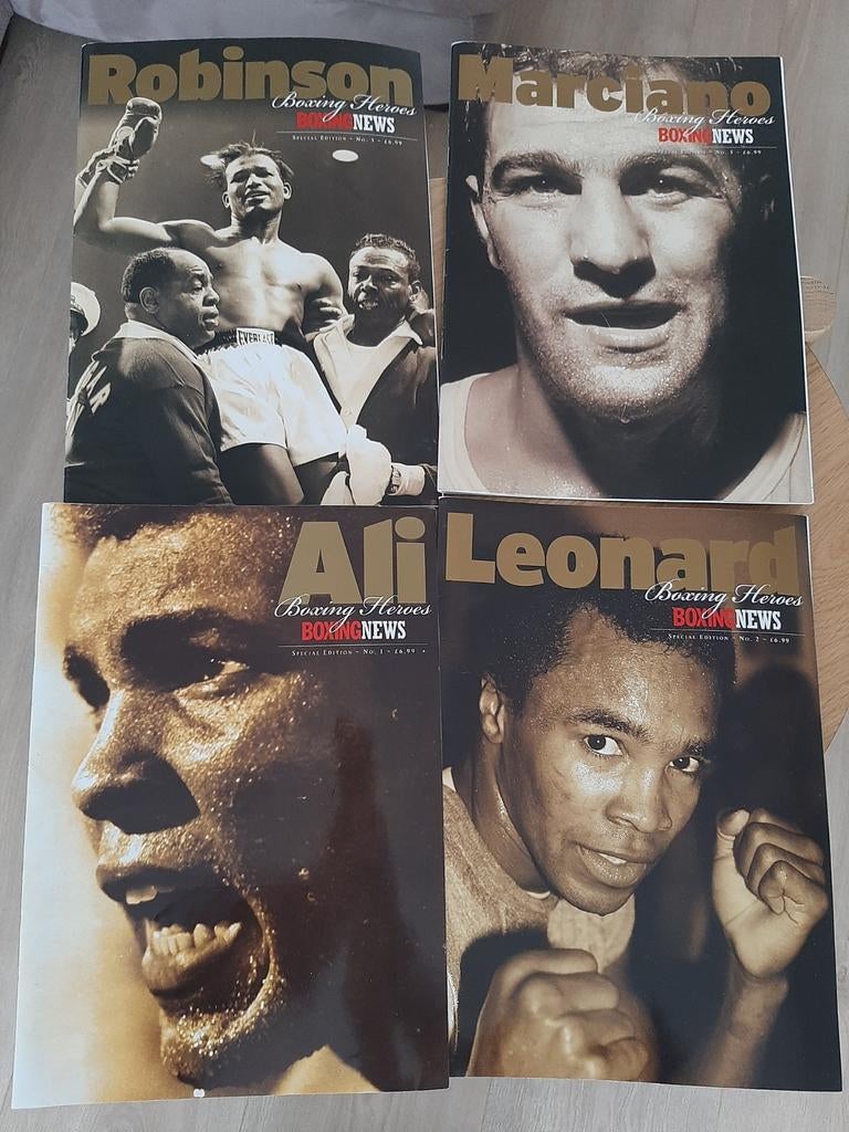 Lot de 4 magazines BOXING HEROES, Enlèvement ou Envoi, Comme neuf