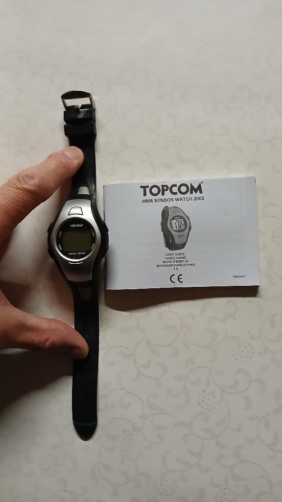 polshorloge-nieuw-Topcom-met handleiding, Enlèvement, Neuf, Montre-bracelet