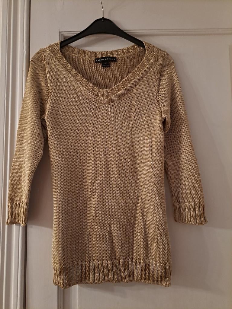 Ralph Lauren gouden trui maat L, Overige kleuren, Maat 42/44 (L), Ophalen of Verzenden, Zo goed als nieuw