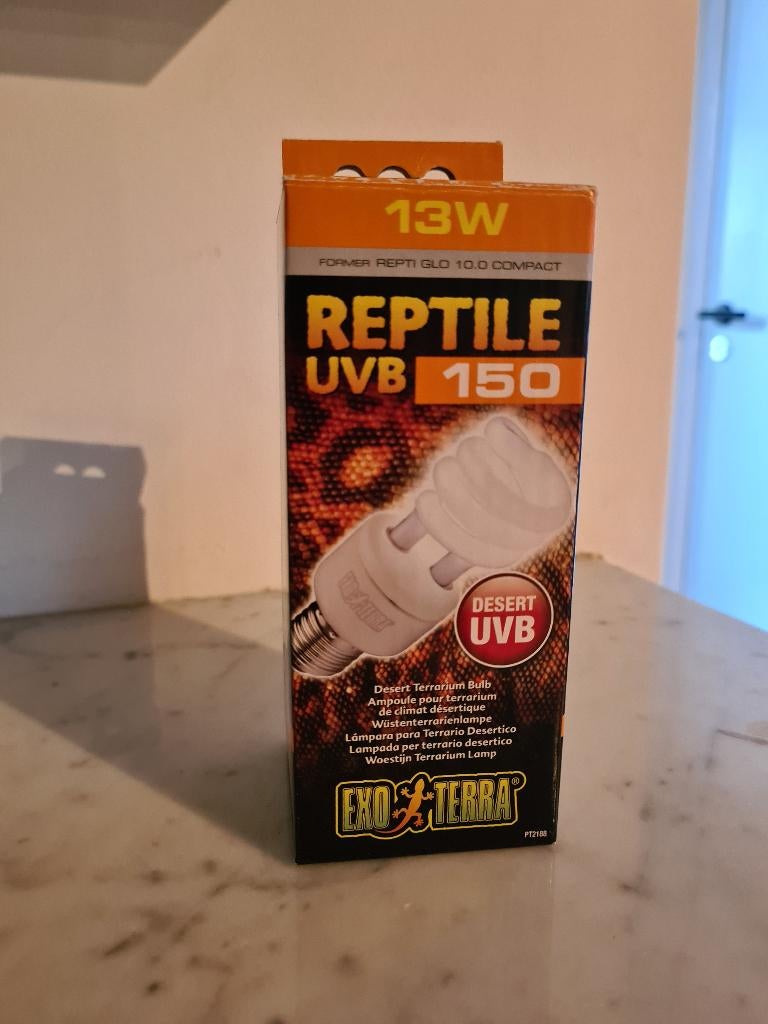 UVB-lamp (13 W) voor reptielen (ExoTerra Reptile UVB 150), Ophalen, Gebruikt, Verlichting