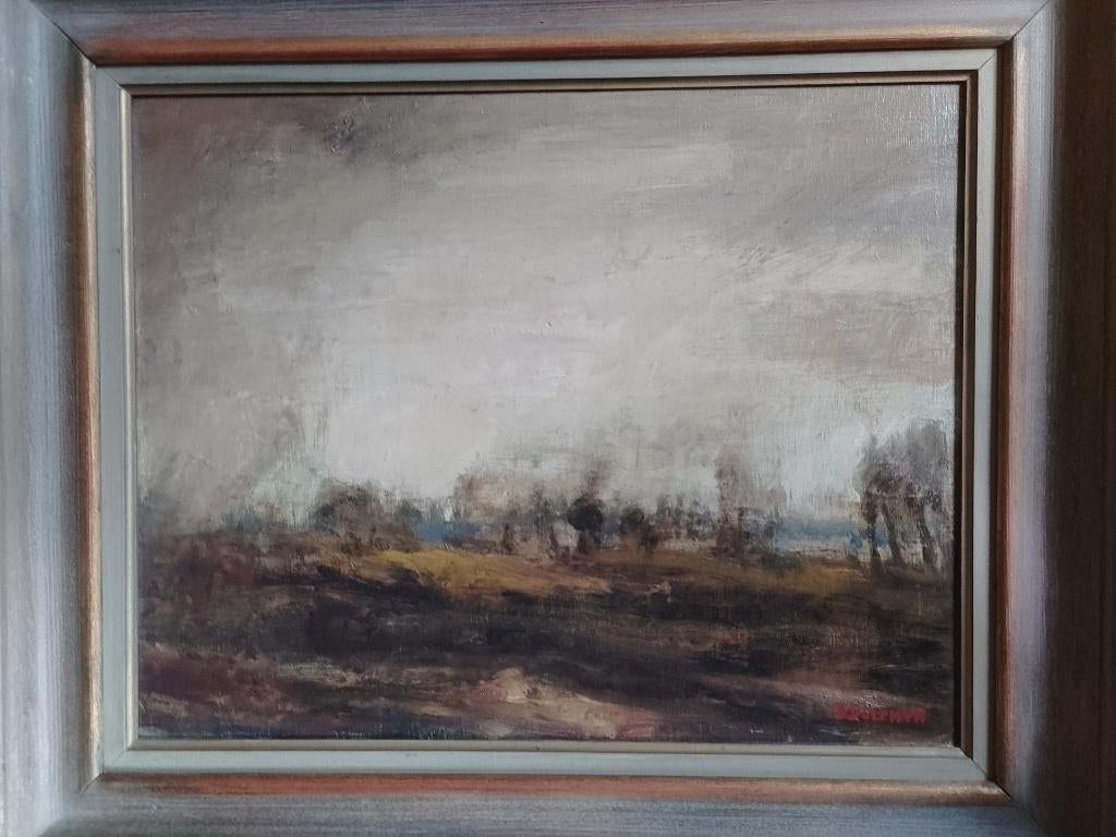 Denis Dolphyn  1903 - 1992   Landschap, Envoi